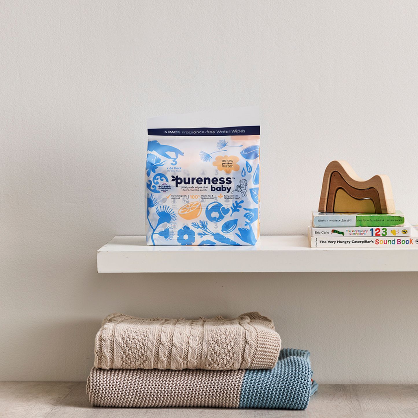 Pureness Baby Wipes 12 Pack