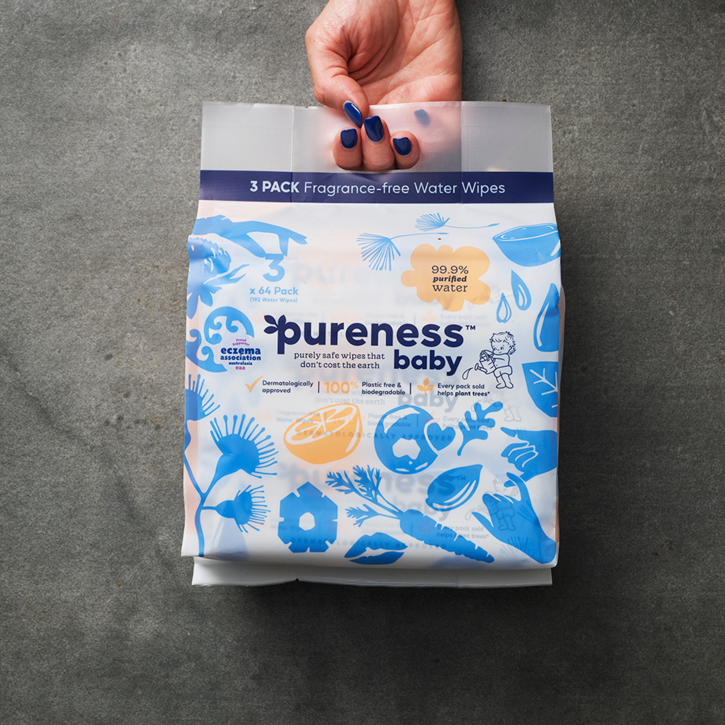 Pureness Baby Wipes 12 Pack